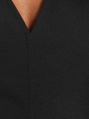 Bombažna midi obleka Rick Owens črna
