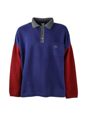 Sweter z kaszmiru Loewe niebieski