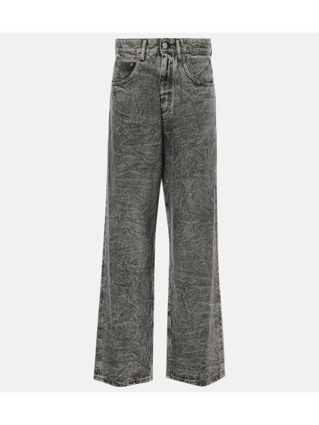 Yüksek belli jean pantolon Mm6 Maison Margiela gri