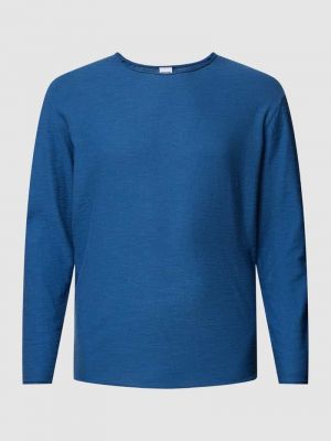 Dzianinowy sweter Jack & Jones Plus błękitny