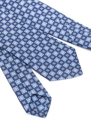 Hedvábná kravata s potiskem Kiton