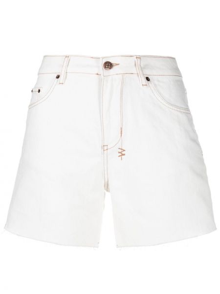 Shorts di jeans Ksubi bianco