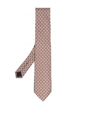 Копринена вратовръзка с принт Lady Anne