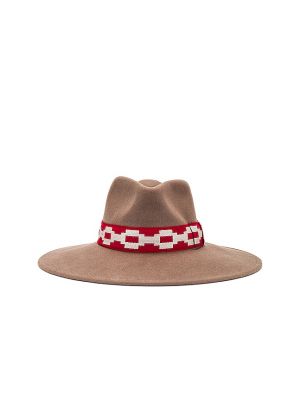 Sombrero de fieltro Brixton rojo