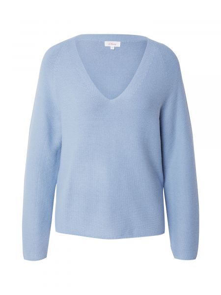 Пуловер S.oliver синьо