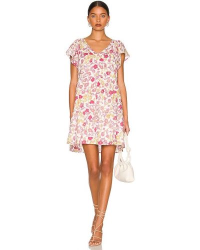 Бархатное платье Velvet By Graham & Spencer, розовый