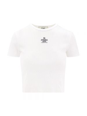 Koszulka Fendi biała