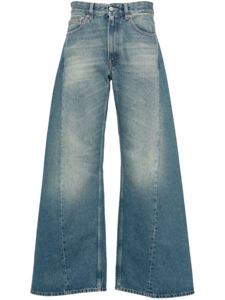 Düşük belli jean pantolon Mm6 Maison Margiela mavi