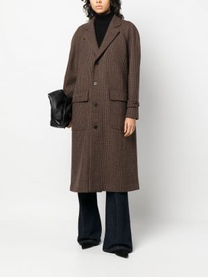 Karierter mantel Ralph Lauren Collection braun
