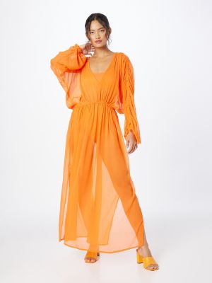 Dlouhé šaty Dorothy Perkins oranžová