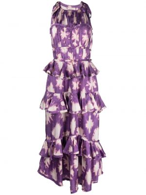 Zīda maksi kleita Ulla Johnson violets