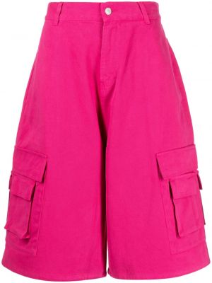 Shorts cargo avec poches Abra rose