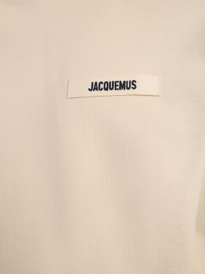 Sudadera de algodón Jacquemus beige
