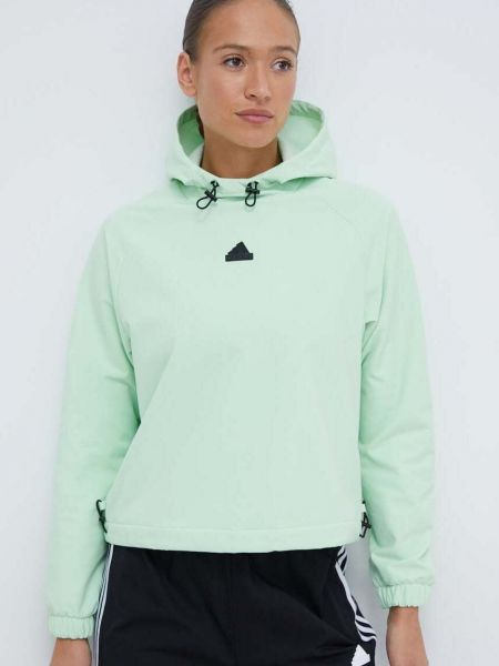 Hoodie s kapuljačom Adidas zelena