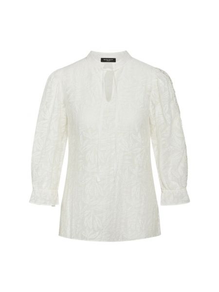 Haftowana bluzka Bruuns Bazaar biała