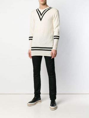 Sweter wełniany w paski Comme Des Garçons Pre-owned