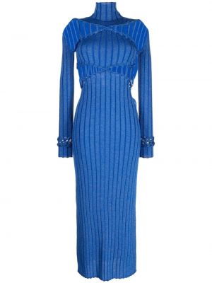 Koktejlové šaty Dion Lee modré