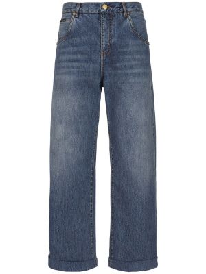 Jeans di cotone Etro blu