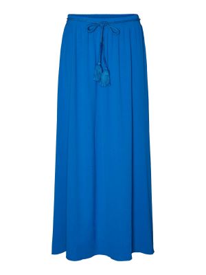 Dlhá sukňa Vero Moda modrá