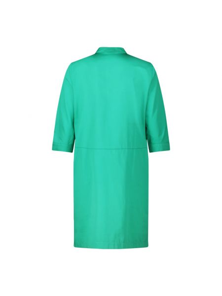 Sukienka midi bawełniana na guziki Betty Barclay zielona