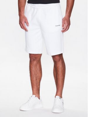 Білі спортивні шорти Calvin Klein