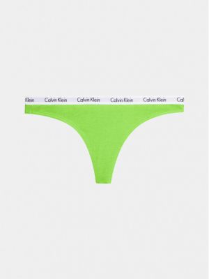 Chiloți tanga Calvin Klein Underwear verde