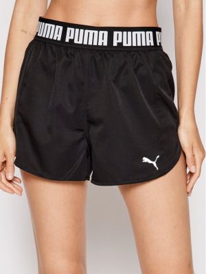 Спортни шорти Puma черно