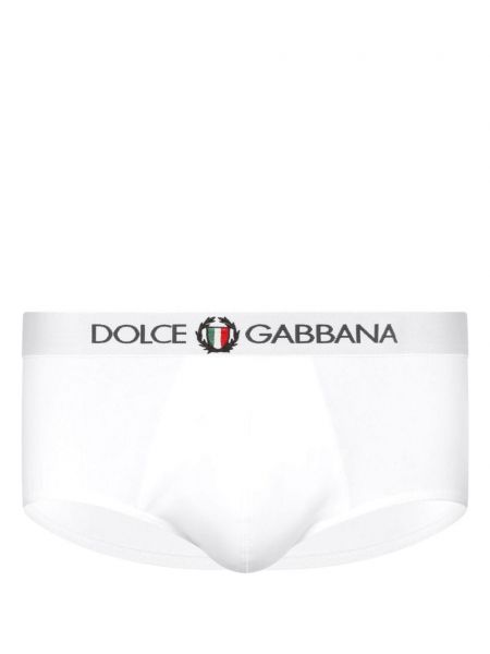Boxeri Dolce & Gabbana alb
