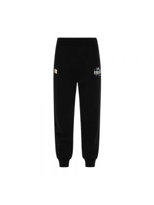 Spodnie sportowe bawełniane Evisu czarne