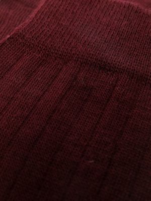 Chaussettes en laine Maison Margiela rouge