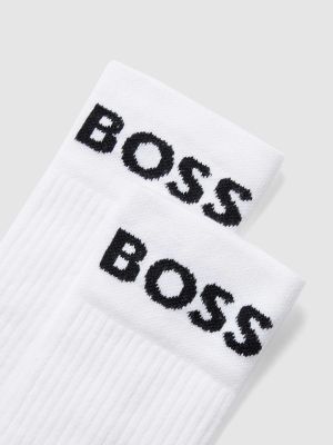 Skarpety bawełniane Boss białe