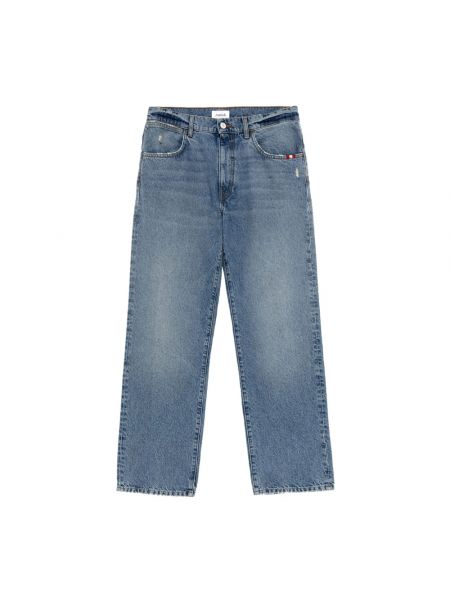Retro straight jeans Amish blau