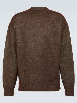 Maglione di lana Jil Sander marrone
