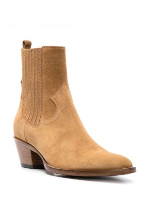 Ankle boots na obcasie Buttero beżowe