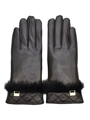 Mănuși din piele Semiline gri