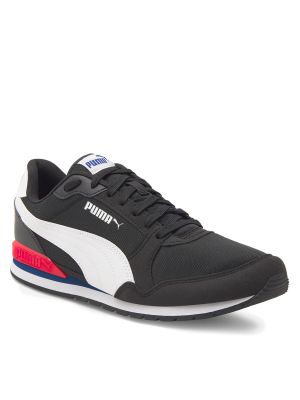 Sneakers από διχτυωτό Puma ST Runner μαύρο