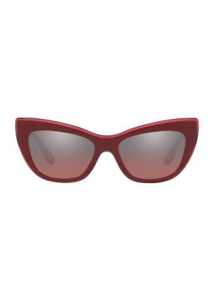 Okulary przeciwsłoneczne Dolce And Gabbana czerwone