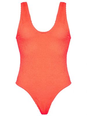 Jednodílné plavky Guess oranžové