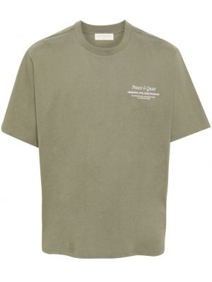 T-shirt aus baumwoll Museum Of Peace And Quiet grün