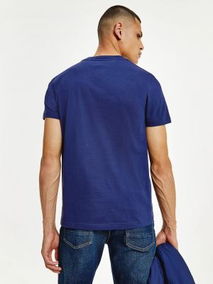 Tričko s nápisem Tommy Hilfiger modré