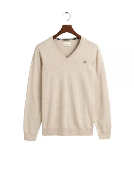 Klassisk pullover Gant beige