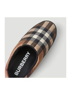 Loafers a cuadros Burberry marrón