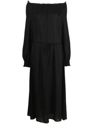 Копринена рокля Filippa K черно