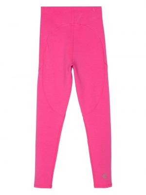 Legginsy z nadrukiem Adidas By Stella Mccartney różowe