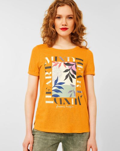 T-shirt Street One arancione