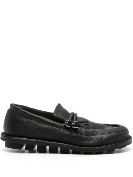 Loafers en cuir Trippen noir