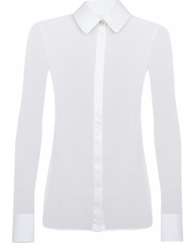 Biała koszula z haftem Genny