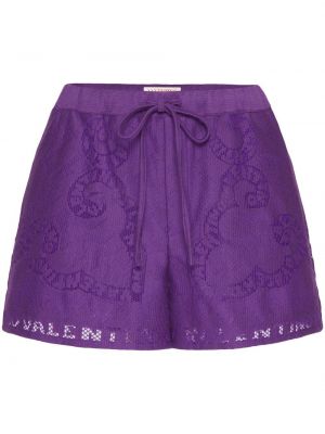 Shorts Valentino Garavani lila