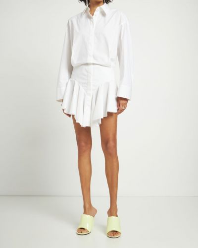 Mini šaty The Attico bílé