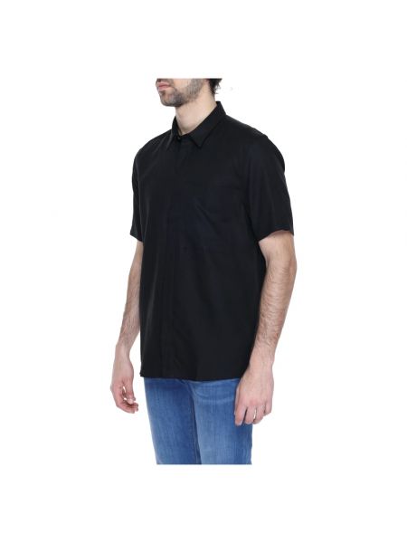Camisa de lino Antony Morato negro